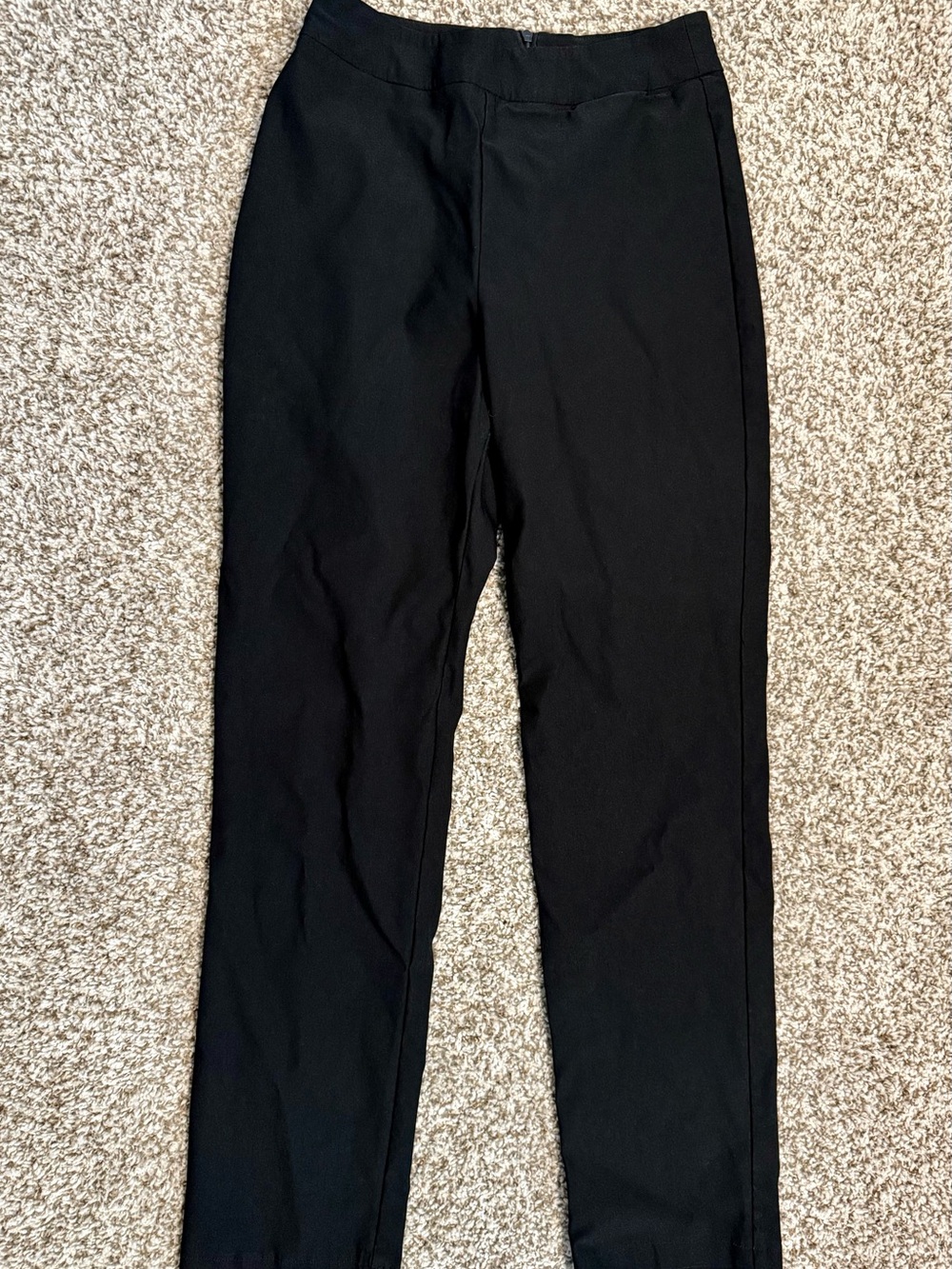 Francesca's Collections Mi Ami Black Straight-Leg Trousers